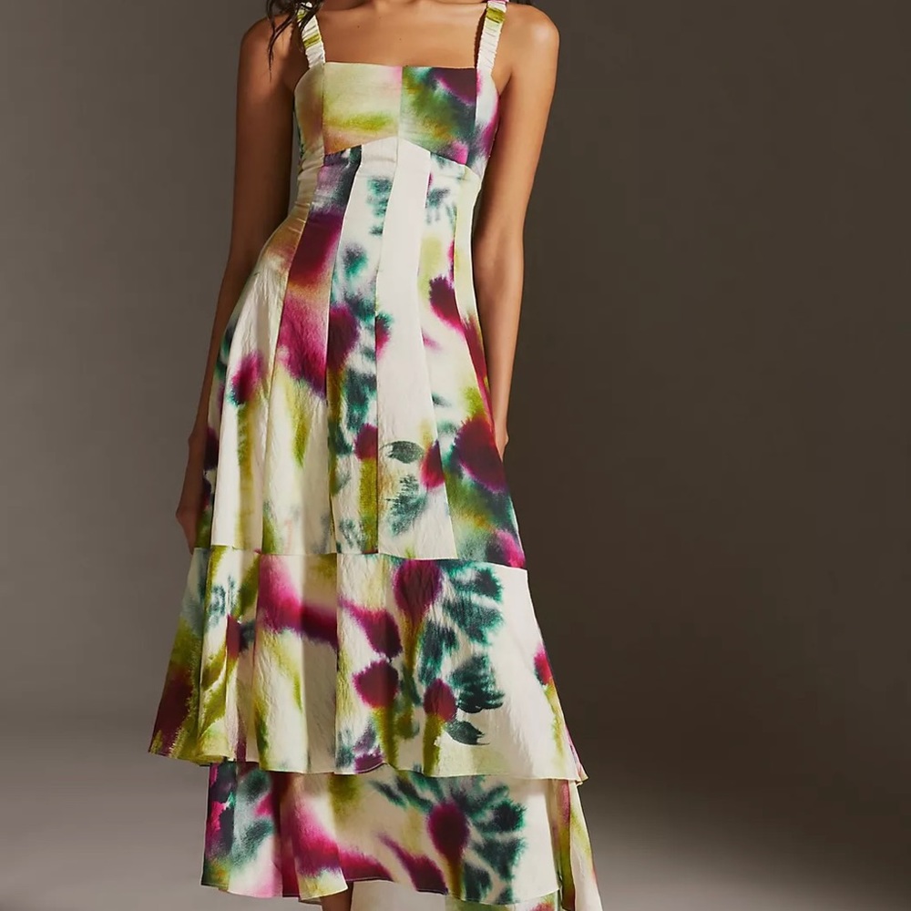 By Anthropologie Tiered Maxi Dress